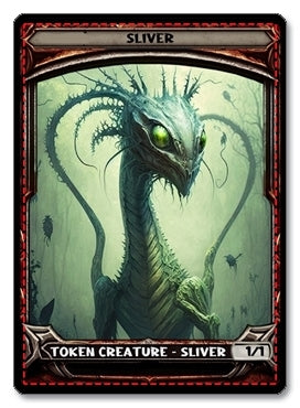 Sliver Token, 1/1 - E4 Custom Foil Token