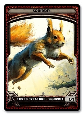 Squirrel Token, 1/1 - E4 Custom Foil Token