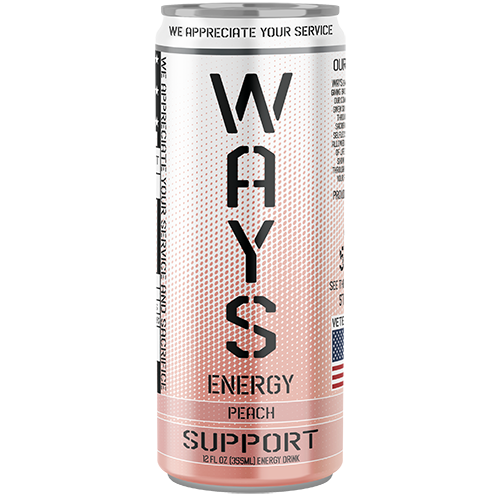 Support - Peach Energy Drink (12-pack)