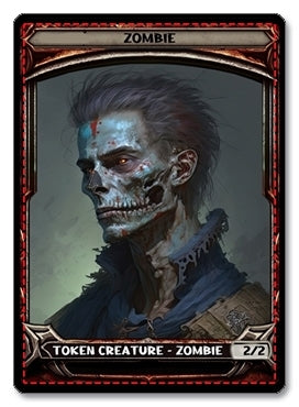 Zombie Token, 2/2 - E4 Custom Foil Token