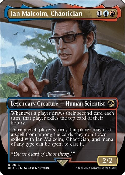 Ian Malcolm, Chaotician (Borderless) (Universes Beyond: Jurassic World Collection) Light Play