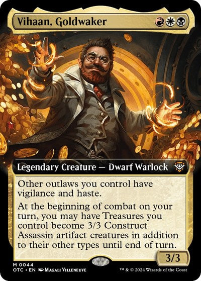 Vihaan, Goldwaker (Extended Art) (Commander: Outlaws of Thunder Junction) Light Play Foil