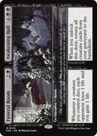 Funeral Room / Awakening Hall (Duskmourn: House of Horror) Light Play Foil