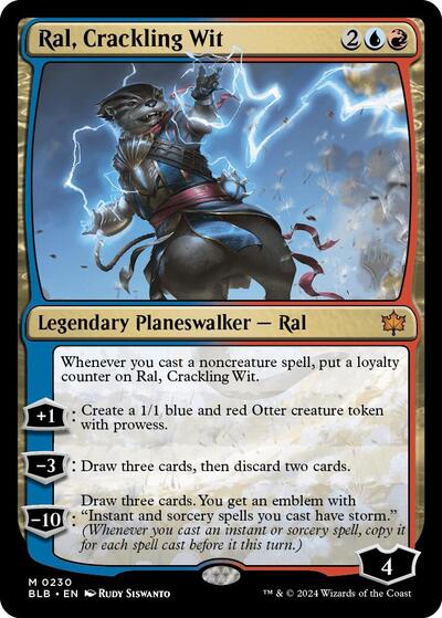 Ral, Crackling Wit (Promo Pack: Bloomburrow) Light Play