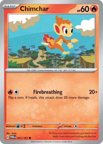 Chimchar (SV06: Twilight Masquerade) Light Play