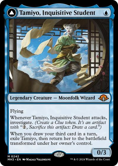 Tamiyo, Inquisitive Student (Modern Horizons 3) Light Play