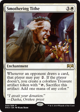 Smothering Tithe (Ravnica Allegiance) Light Play