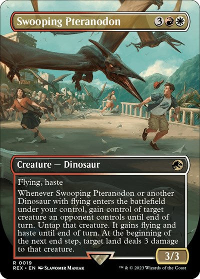 Swooping Pteranodon (Borderless) (Universes Beyond: Jurassic World Collection) Light Play Foil