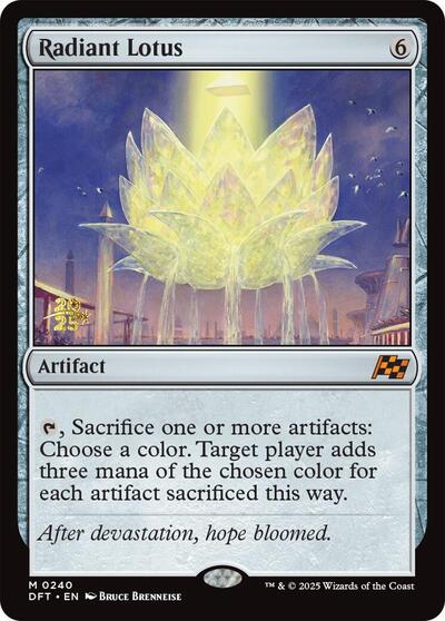 Radiant Lotus (Promos: Prerelease Cards) Light Play Foil