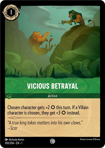 Vicious Betrayal (The First Chapter) Light Play