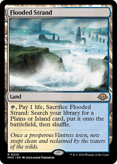 Flooded Strand (Modern Horizons 3) Light Play