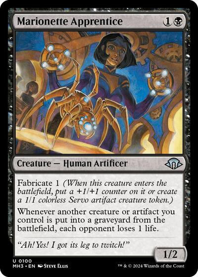 Marionette Apprentice (Modern Horizons 3) Light Play Foil