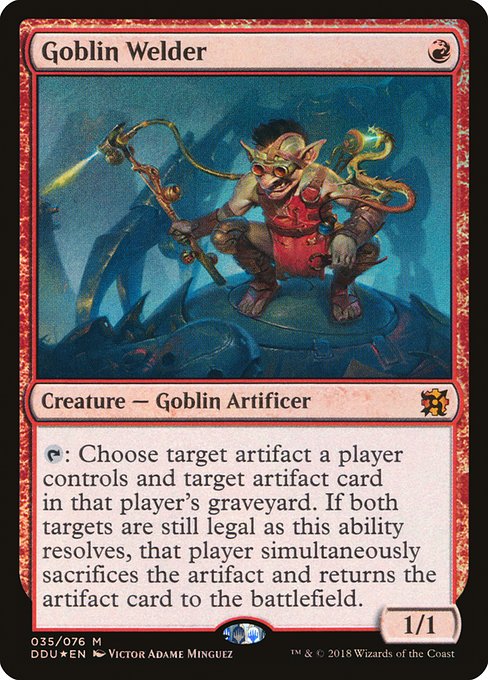 Goblin Welder (Duel Decks: Elves vs Inventors) Light Play Foil