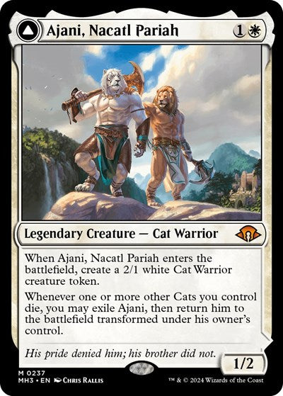 Ajani, Nacatl Pariah (Modern Horizons 3) Light Play Foil