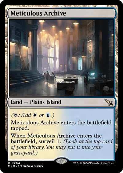 Meticulous Archive (Murders at Karlov Manor) Light Play Foil