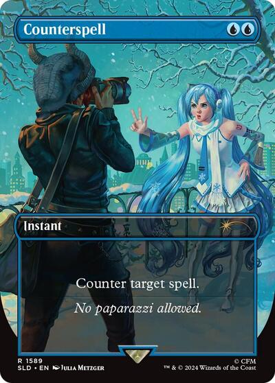 Counterspell (1589) (Secret Lair) Light Play