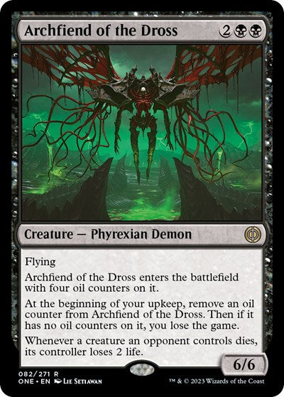 Archfiend of the Dross (Phyrexia: All Will Be One) Light Play