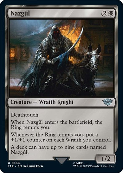 Nazgul (0333) (Universes Beyond: The Lord of the Rings: Tales of Middle-earth) Light Play Foil