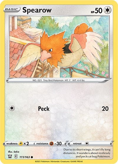 Spearow (SWSH05: Battle Styles) Light Play