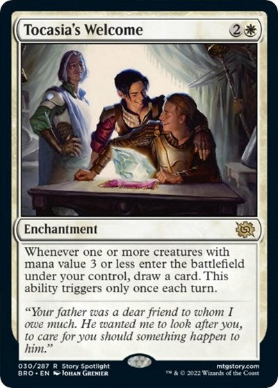 Tocasia's Welcome (The Brothers' War) Light Play Foil