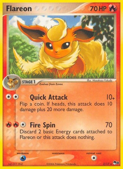 Flareon (POP Series 3) Light Play Holofoil