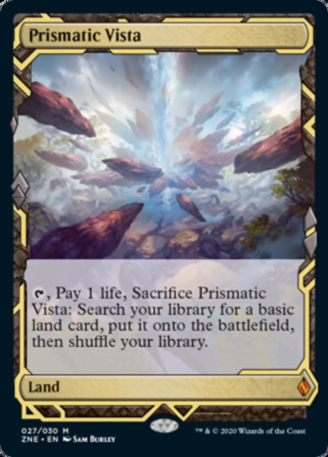 Prismatic Vista (Zendikar Rising Expeditions) Light Play