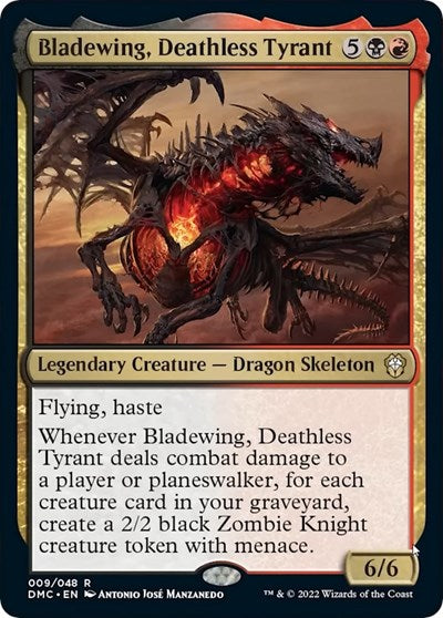 Bladewing, Deathless Tyrant (Commander: Dominaria United) Light Play