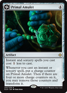 Primal Amulet (Primal Wellspring) (Ixalan) Light Play