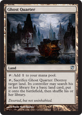 Ghost Quarter (Innistrad) Light Play Foil