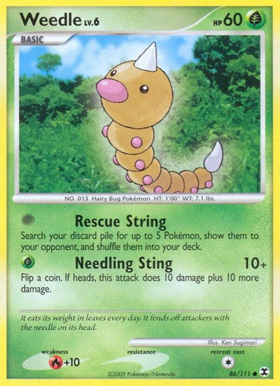 Weedle (Rising Rivals) Light Play