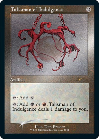 Talisman of Indulgence (Retro Frame) (Foil Etched) (Secret Lair) Light Play Foil