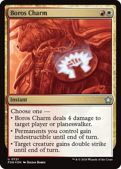 Boros Charm (Foundations) Light Play Foil