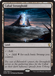 Cabal Stronghold (Dominaria) Light Play