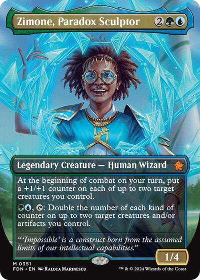 Zimone, Paradox Sculptor (Borderless) (Foundations) Light Play