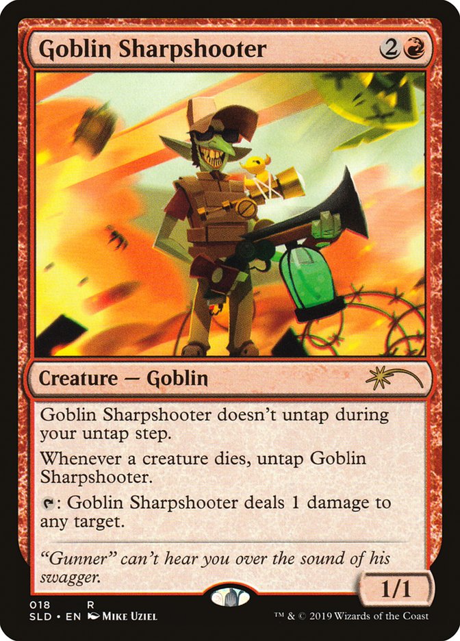 Goblin Sharpshooter (Secret Lair) Light Play