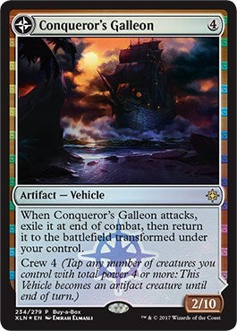 Conqueror's Galleon (Promos: Buy-A-Box) Light Play Foil