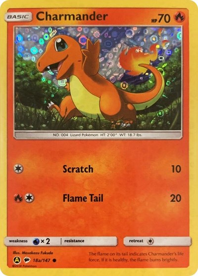 Charmander - 18a/147 (General Mills Promo) (Miscellaneous Cards & Products) Light Play Holofoil