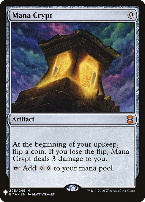 Mana Crypt (Mystery Booster) Light Play