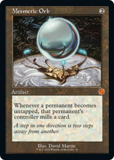 Mesmeric Orb (The Brothers' War: Retro Frame Artifacts) Light Play Foil