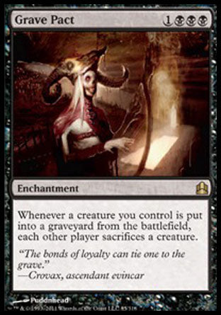 Grave Pact (Commander) Light Play