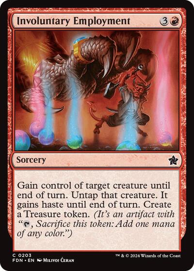 Involuntary Employment (Foundations) Near Mint Foil