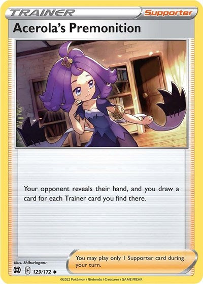 Acerola's Premonition (SWSH09: Brilliant Stars) Light Play