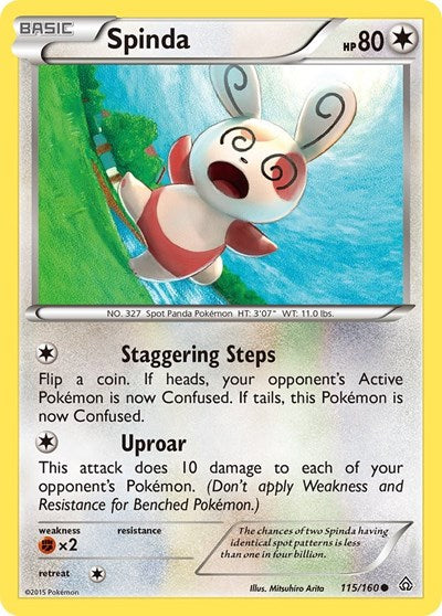 Spinda (XY - Primal Clash) Medium Play