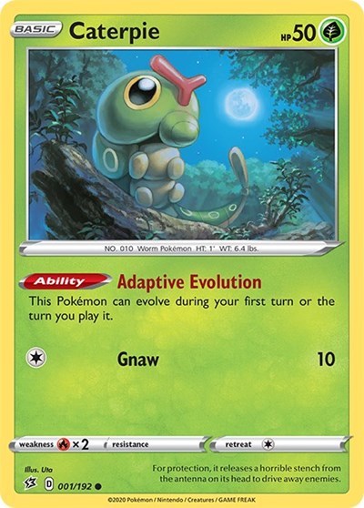 Caterpie (SWSH02: Rebel Clash) Light Play