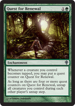 Quest for Renewal (Worldwake) Light Play Foil