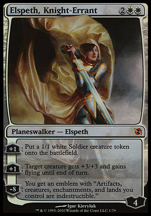 Elspeth, Knight-Errant (Duel Decks: Elspeth vs Tezzeret) Light Play Foil