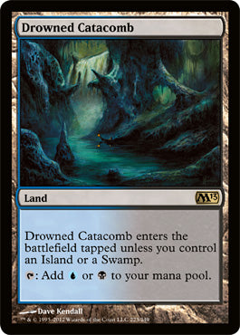 Drowned Catacomb (Magic 2013 Core Set) Light Play Foil