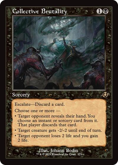 Collective Brutality (Retro Frame) (Innistrad Remastered) Light Play Foil