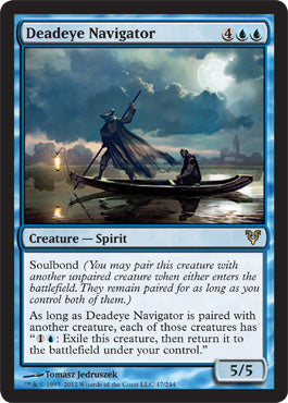 Deadeye Navigator (Avacyn Restored) Light Play Foil