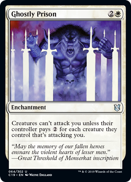 Ghostly Prison (Commander 2019) Light Play